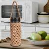Аксессуары Вязаный чехол для бутылки с водой Ручной работы Многоразовый рукав для стакана для воды Винтажная сумка-чехол для стакана