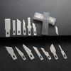 5/10pcs Engraving Non-Slip Metal Scalpel Knife Parts Blades Cutter Craft Knives for Mobile Phone PCB Repair Hand Tools