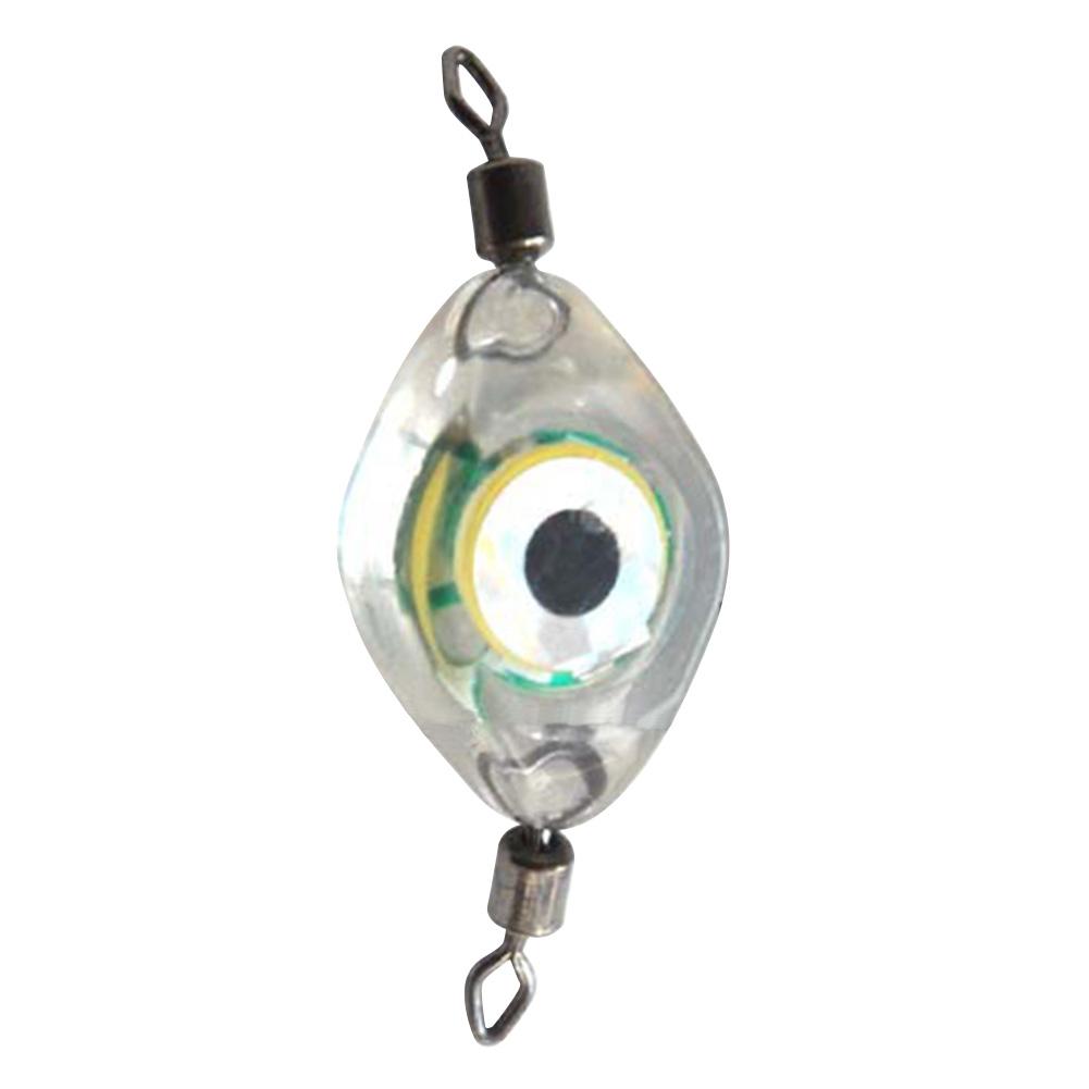 Fishing Lure Lamp Eye Shape Fishing Luminous Lure Waterproof Sensing Deep Drop for Seawater Freshwater for Underwater
