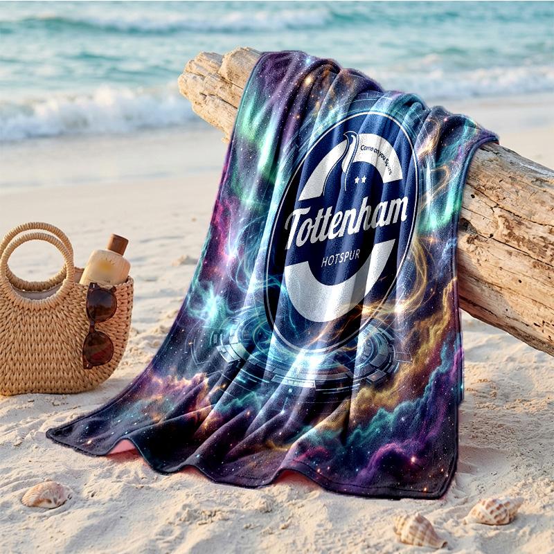 Tottenham Hotspur Print Microfiber Beach Towel Quick Dry Absorbent Large Towel For Beach Swimming Travel