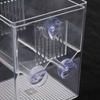 Clear Floating Fish Breeding Box Acrylic Fish Tank Hatching Incubator  for Guppy Fish Betta