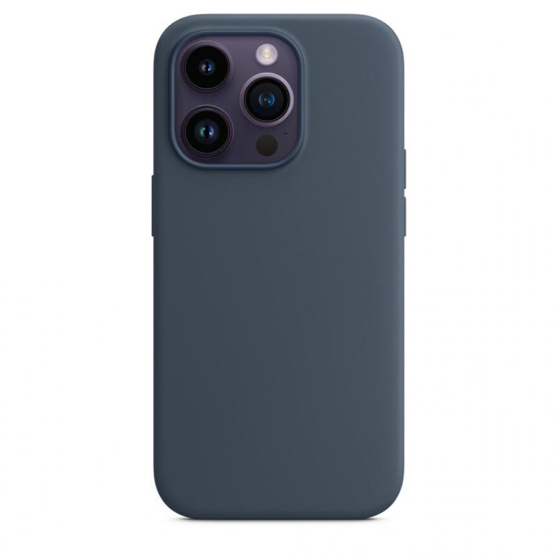 Магнитный чехол из жидкого силикона для Apple iPhone 14 Pro Max с Magsafe и дизайном-анимацией