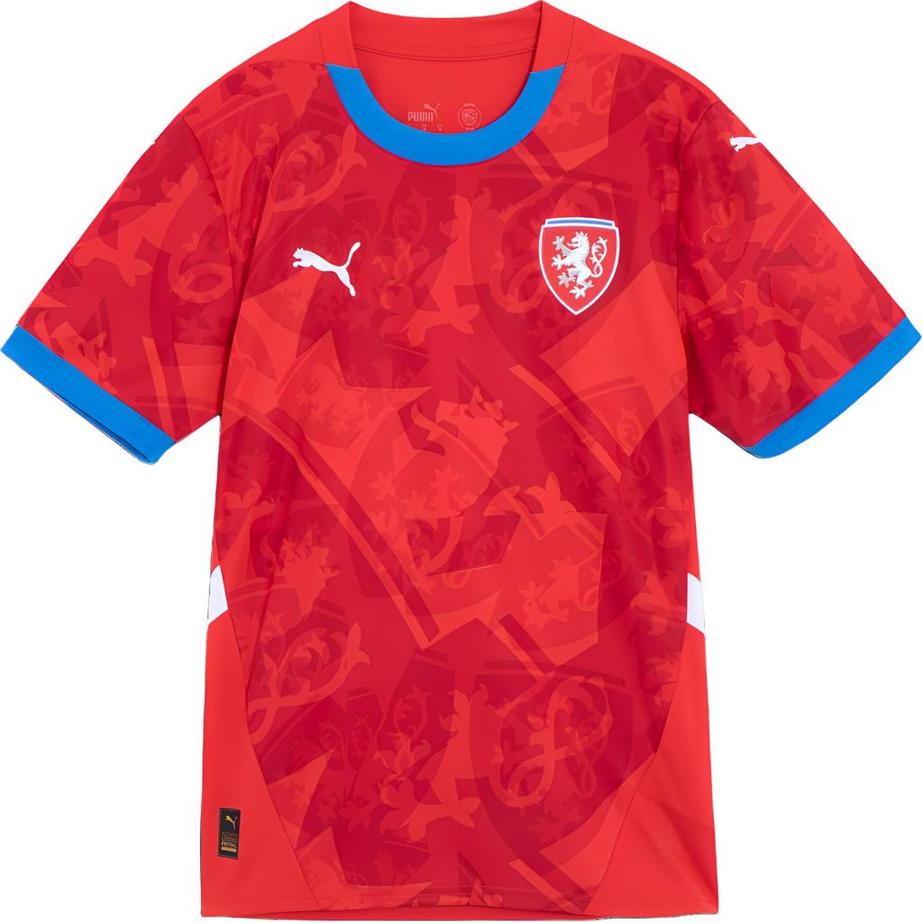New PUMA Czech Republic Football Soccer Jersey Men's Red Durable Red 774122-01
