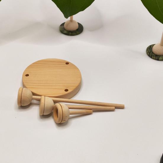 1 комплект, деревянная подставка для бейсбола, держатель для 3 мячей, многофункциональный теннисный гольф, спортивные мячи, основание, настольная стойка, подарок для энтузиастов бейсбола