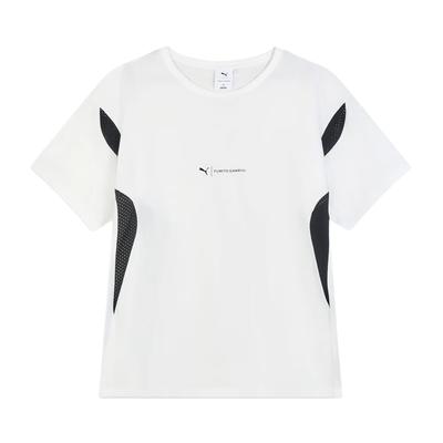 Puma X Fumito Ganryu Логотип Пуловер с круглым вырезом Футболка с коротким рукавом Унисекс Футболки 634309-02