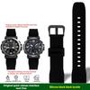 Для серии Casio PROTREK PRG-601 PRG-600 PRG-650 PRW-6600Y GA2200 Дышащий нейлоновый холщовый ремешок 24 мм Быстросъемный браслет