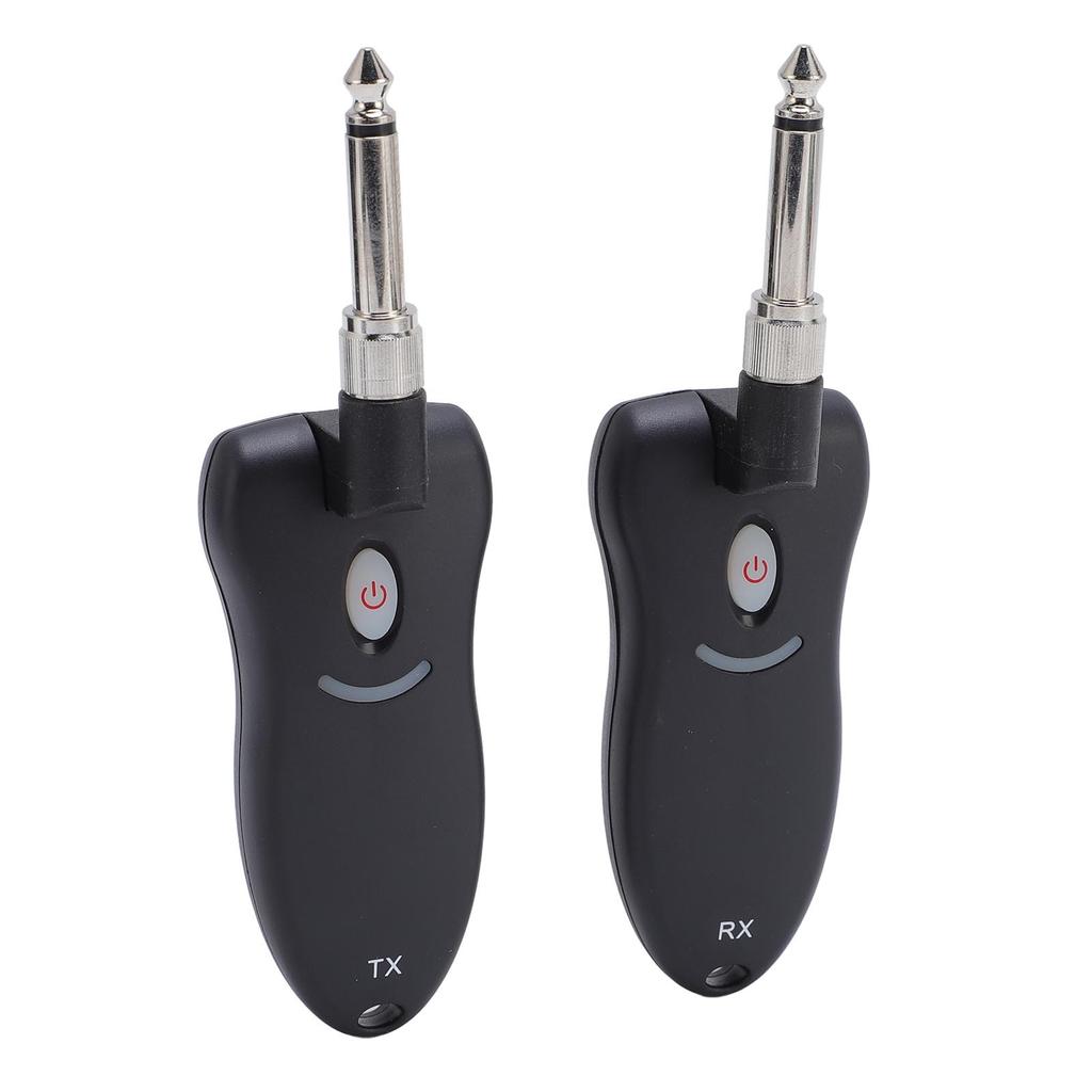 Wireless Guitar System 2.4GHz Transmitter Receiver Rechargeable Sound Transceiver for Bass