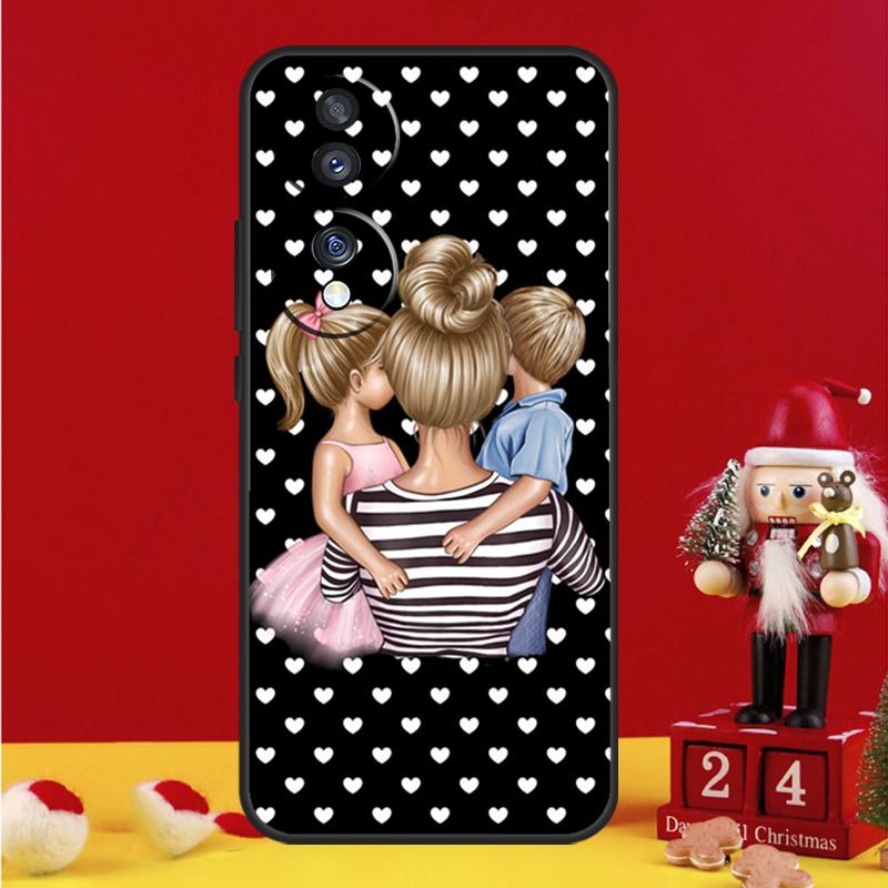 Красивый чехол Мама Дочь Сын для Honor Magic 7 6 8 Pro Honor Win X9a X9b X9c X9d X8c X8b 50 70 90 200 400 Lite