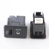 Автомобильный AUX USB-порт Аудиоадаптер Изготовлен из АБС-пластика Недеформируемая Конструкция Решение для Быстрой Установки