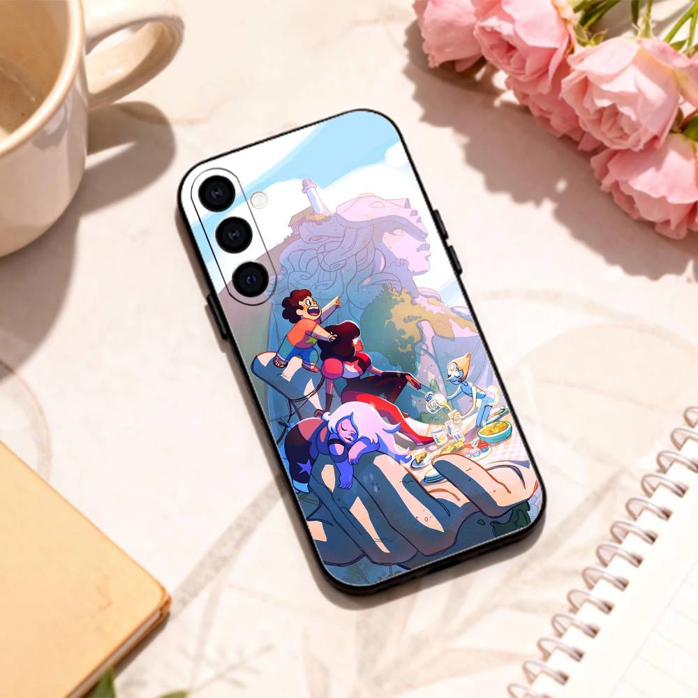 LGBTQ S-Steven U-Universe phone Case For Samsung Galaxy A73,A72,A71,A70,A53,A52,A51,Others Soft Black Shell