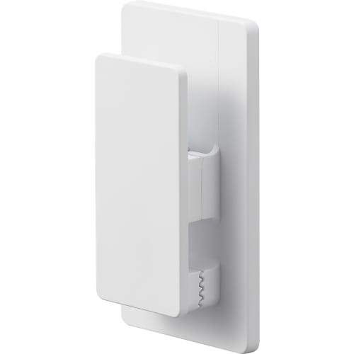 Yamazaki Magnetic Clips, Set of 2, White, Approx. W4.5 X D2 X H8cm, Tower, Dish Rack, Kitchen Storage, Easy Installation, Product Number: 3669