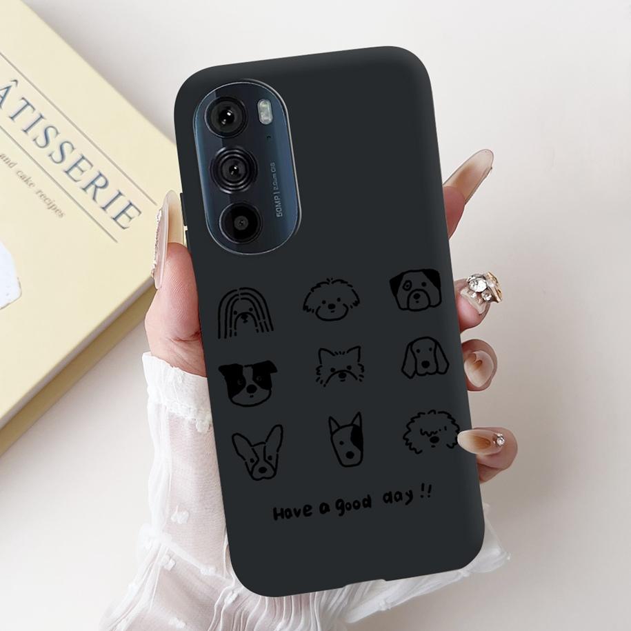 Чехол для Motorola Edge 30 Pro XT2201-1 Чехол Милый Панда Бантик Силиконовый Ударопрочный Чехол Для Moto Edge Plus 2022 Edge30 Funda