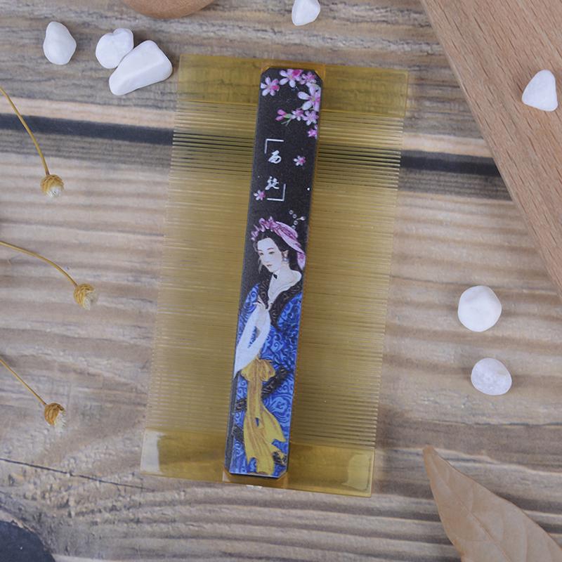 Durable Resin Dense-Toothed Comb Lice Comb Anti-Dandruff Comb Hairdressing Comb