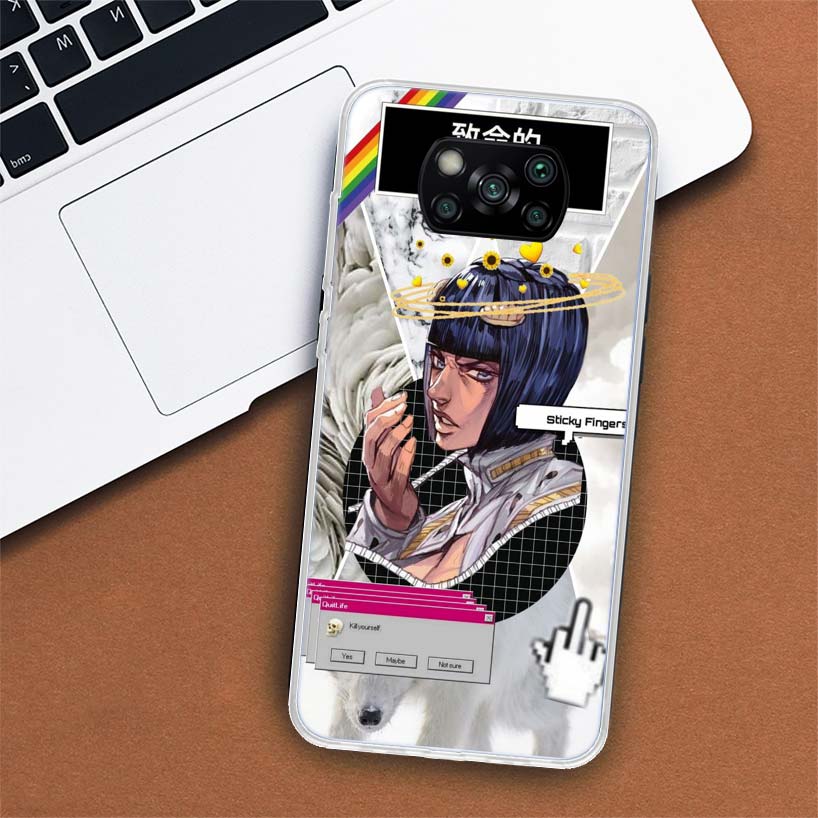 Чехол для телефона JoJo's Bizarre Adventure Art для Xiaomi Mi 11 Lite 11i 12X 12 9 8 11T 10T 9T Pro 10 5X 6X Ultra 5G Cover Coque Capa