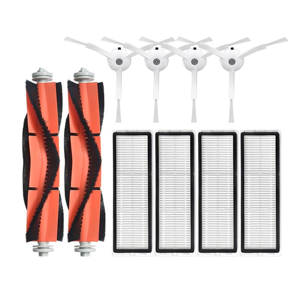 HEPA-фильтр + боковая щетка + основная щетка для робота-пылесоса Xiaomi MI 2 Roborock S50 S51, запчасти для пылесоса, аксессуары
