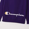Champion Long Sleeve Cotton USA Script Logo Hooded Deep Size Men's Sweatshirt, Purple, L, C3-A127
