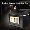 Black Digital Security Secret Box Safe Box for Fire Proof Ideal Electronic Password Safe for Jewellery Gold Caja Fuerte