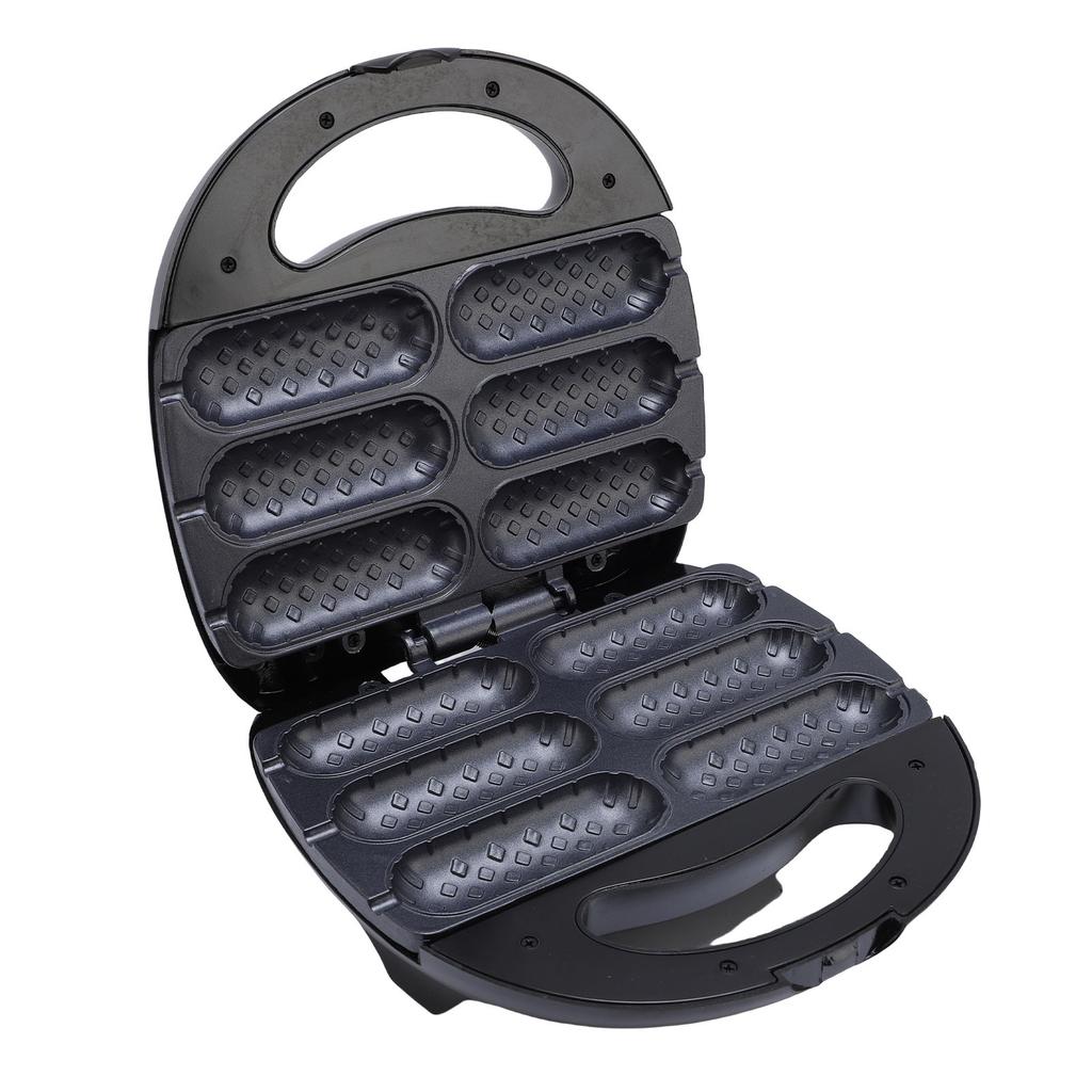 Corn Dog Waffle Maker 850W Hot Dog Waffle Machine with Non Stick Coating Plate Make 6 Corn Dogs In