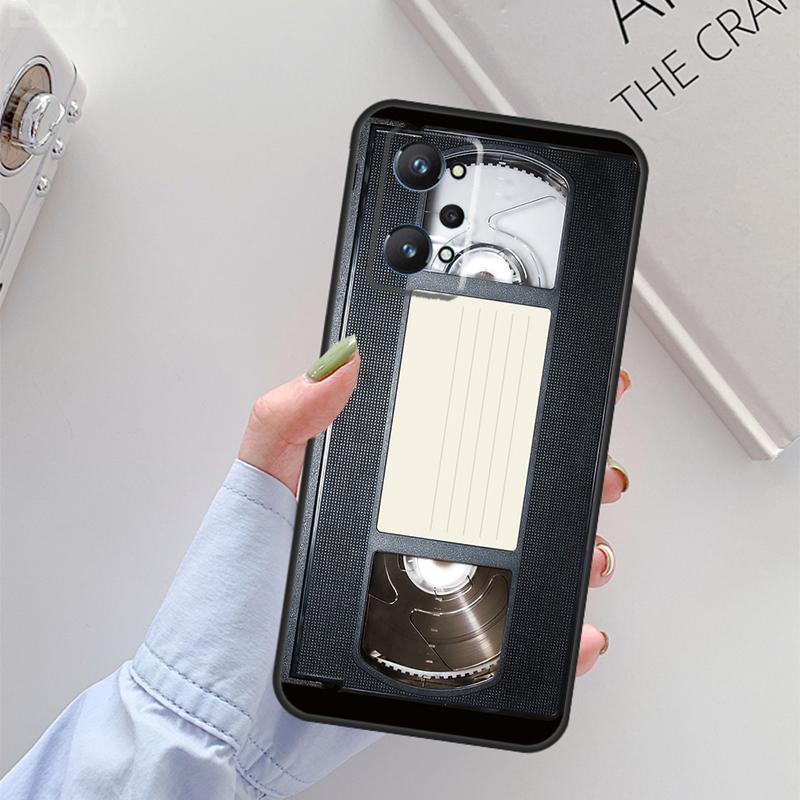 Ретро-кассетная лента Для Realme 14 12 10 11 13 Pro Plus GT 6 6T 5 GT7 Pro C61 C55 C51 C21Y C25S C67 C75 C53 Чехол