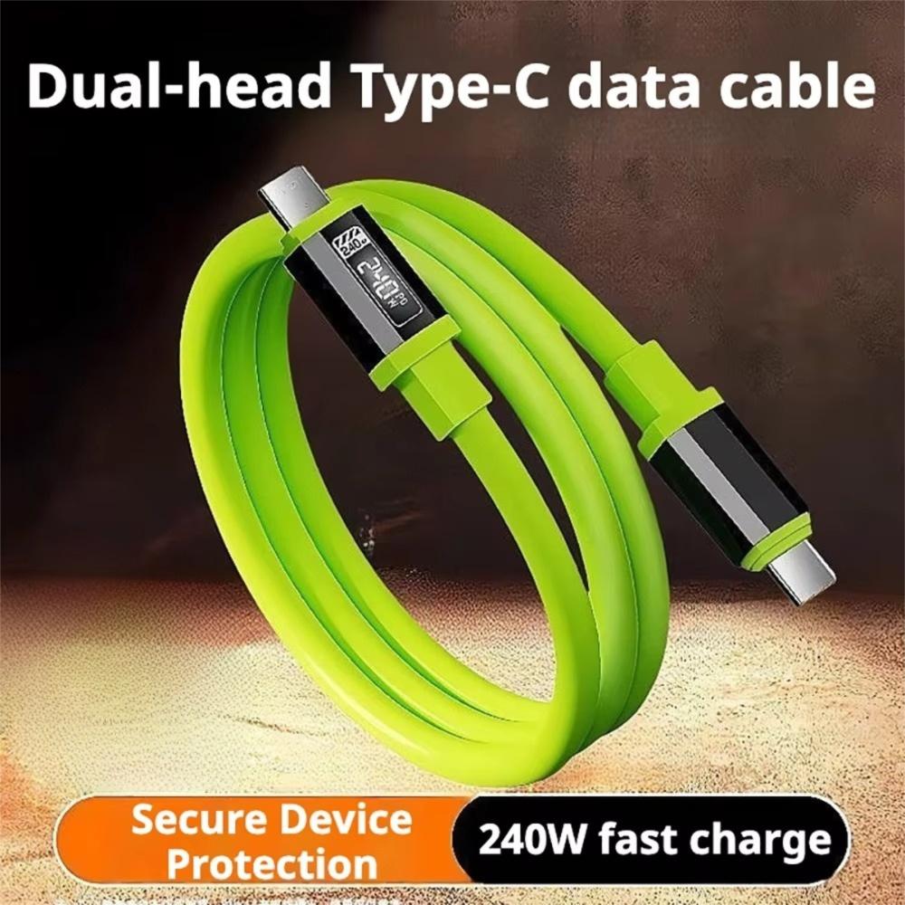 1m/1.5m/2m Type-C To Type-C Cable Fast Charging Wire for Xiaomi/OPPO/VIVO Phone Charging