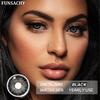 FUNSACHY 1 Pair Black Coloron Contacts Lens Yearly Use Natural Korean Brown Eyes Contact Gray Pupils Cosmetics Fashion Softlen