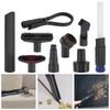9pcs Household Cleaning Vacuum Cleaner Attachments Hose Adapter Soft Brush Kit Flexible Crevice Tool Vacuum Floor Cleaner Attachment