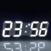 Luxury 3D LED Digital Wall & Desktop Clock - Luminous Alarm for Living Room