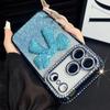 Glitter Diamond Bowknot Cover For iPhone 17 Pro Max Camera Film Protector Cases For iPhone 16 Pro 15 Plus 14 Pro 13 Luxury Case