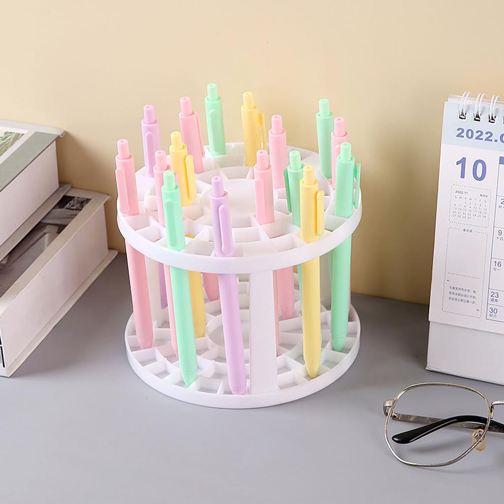 45 Hole Makeup Brush Storage Rack Brush Storage Box Detachable And Washable Circular Makeup Brush Holder Pen Holder