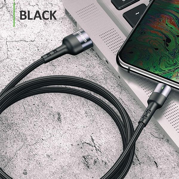 Kabel Lightning USAMS 1m Szybkie ładowanie Czarny