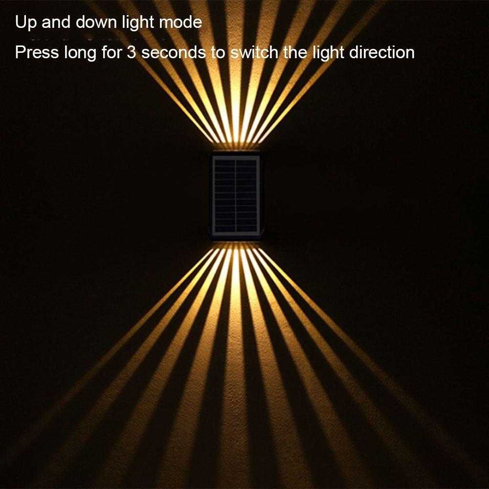IP65 Waterproof Solar Wall Lamp Automatic Lighting Atmosphere Decoration Spotlights  Porch