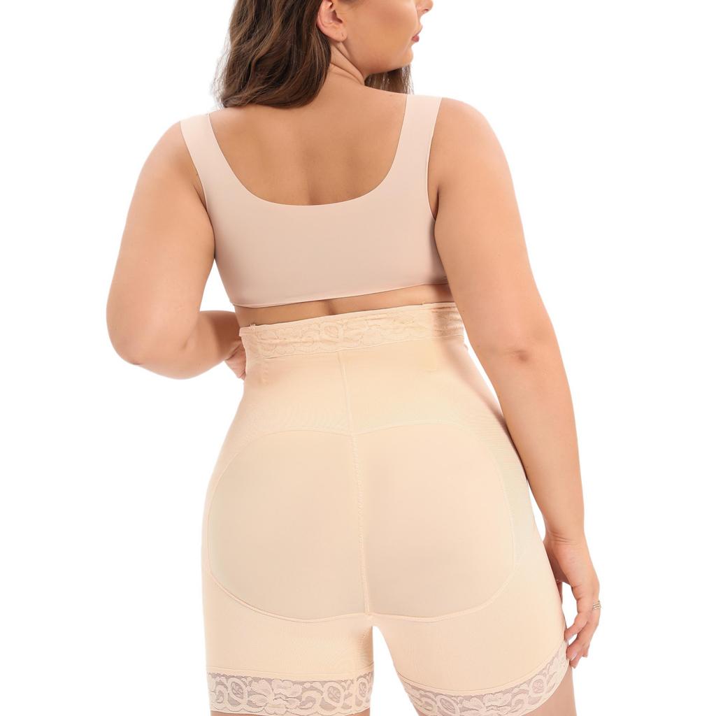Женское корректирующее белье для увеличения ягодиц после родов, высокая талия, живот, нижнее белье для похудения, шорты Columbia, одежда для тона кожи