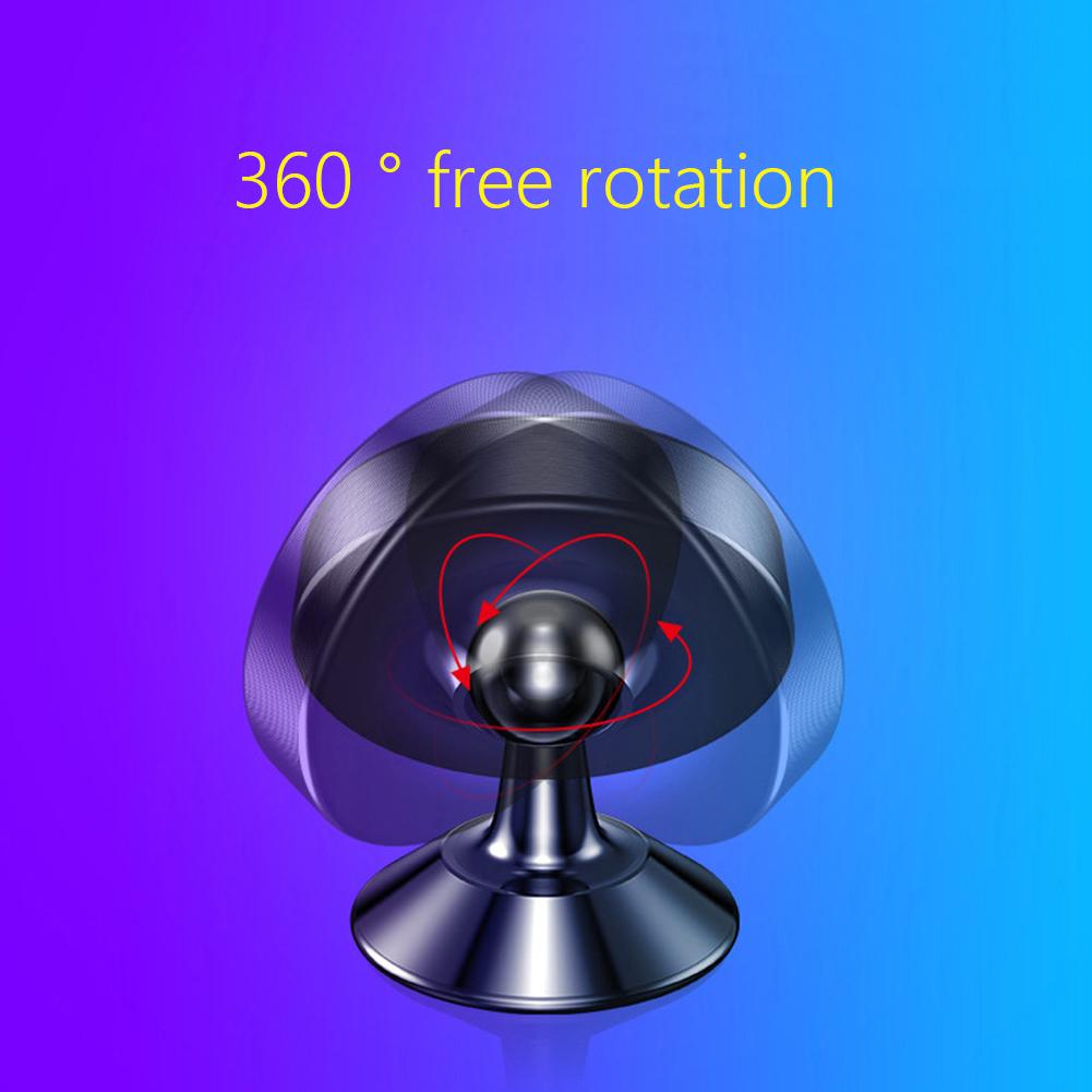 Автомобильный держатель для телефона 360° Вращающийся кронштейн Магнитный кронштейн для вентиляционного отверстия автомобиля Кронштейн для приборной панели