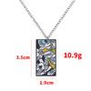 Japanese Anime Peripheral Ghost Slayer Blade Ghost Slayer Team Nine Pillar Necklace Tomioka Yoshitomo Butterfly Ninja Metal Pendant Pendant