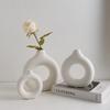 1Pcs Imitation Ceramic Plastic Vase Nordic Style Flower Pot Home Decorations Ornaments  Living Room