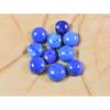 8MM Natural Lapis Lazuli Round Cabochon Loose Gemstone 10Pcs Lot 24Cts. A-516