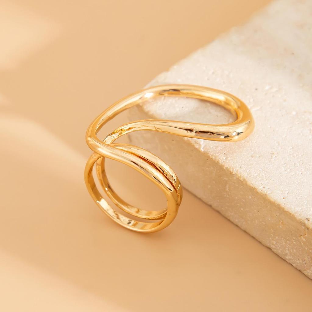 Набор браслетов из сплава в европейском и американском стиле с отверстием в виде капли воды