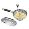 New Potato Masher Ricer Kitchen Tool Food Grade Manual With 3 Replaceable Grinding Discs Shredder For Garlic Fruit Puree Tomato