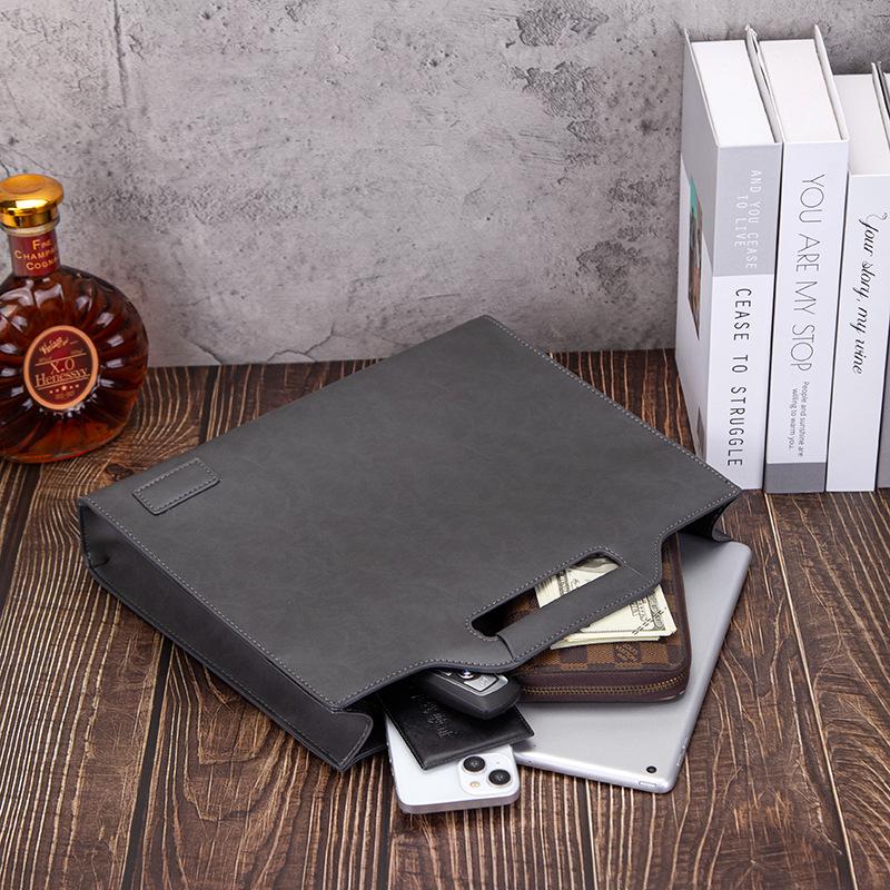 Мужская сумка-мессенджер Crazy Horse Leather – молодежный портфель через плечо с простым дизайном