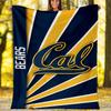 California Golden Bears printed throw blanket—soft,warm;versatile blanket for all seasons—perfect as &air-conditioning throw,nap blanket