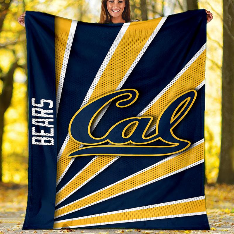 California Golden Bears printed throw blanket—soft,warm;versatile blanket for all seasons—perfect as &air-conditioning throw,nap blanket