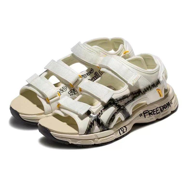 Asics X Trouble Smile Кахана Sd2 Сандалии Белый Черный Бежевый 1203A357-100