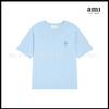 Unisex Cotton Short Sleeve T-Shirt Loose Fit Round Neck Heart Print Casual Tee 2025