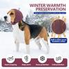 Noise Canceling Dog Calming Snood, Adjustable Anti-Anxiety Pet Ear Wrap for Thunderstorm Fireworks Stress Relief
