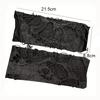 New Hot Sale Fashionable Simple Gothic Fingerless Gloves Unisex Tear Design Stretchy for Party Preparation and Durable Halloween