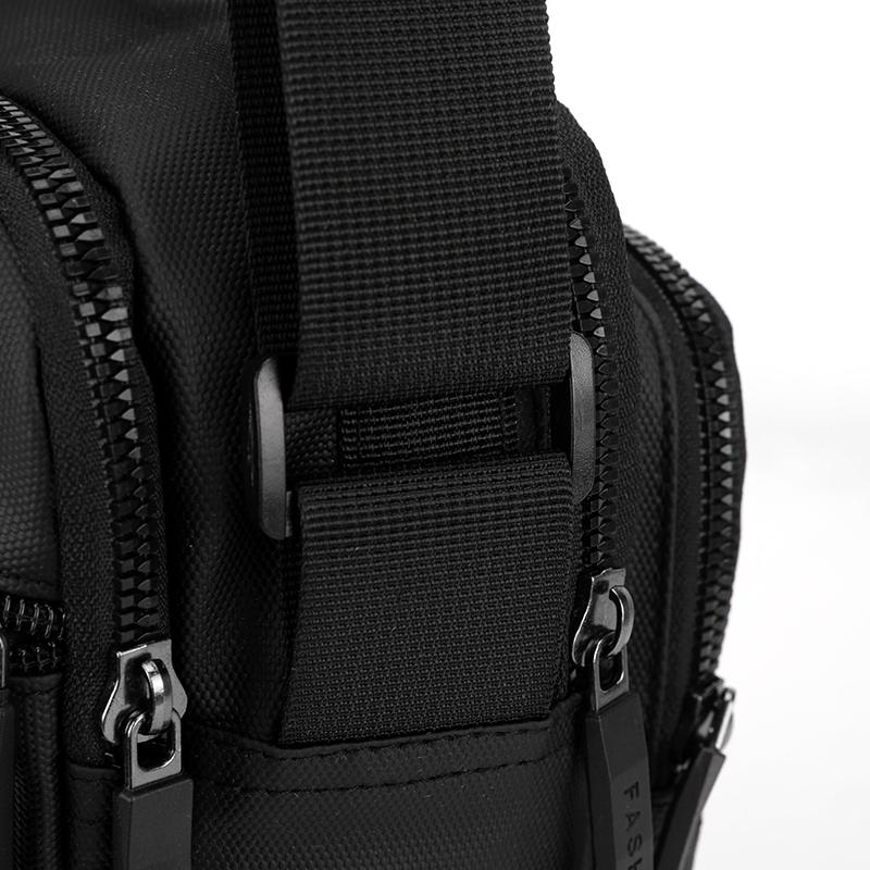 Vintage Waterproof Shoulder Bag Men Fashion Crossbody Bags Large Capacity Simple Travel Student Computer Bag Purse Handbag