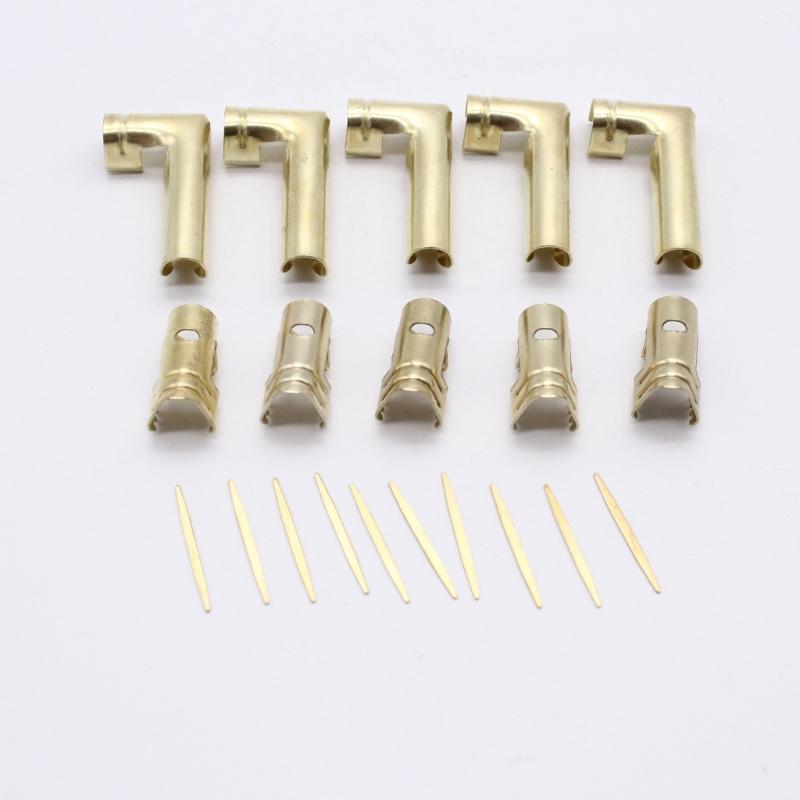 Улучшенный комплект наконечников высоковольтных катушек зажигания и свечей зажигания с угловым резиновым разъемом для кабелей от 6 до 10 мм