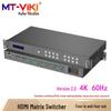MT-viki 4x4 HDMI Матричный коммутатор с бесшовным переключением и видеостеной