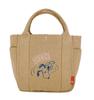 Deli Snoopy Tote Bag Small Recycled Cotton 8384 02 Beige [Rootote] IP.Deli.Peanuts-0A Women's