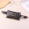  Luxury Rivet Waist Bag Pu Leather Chest Bag Trendy Punk Fanny Small Belt Bag Phone Bags Purse For Women Girls Gifts